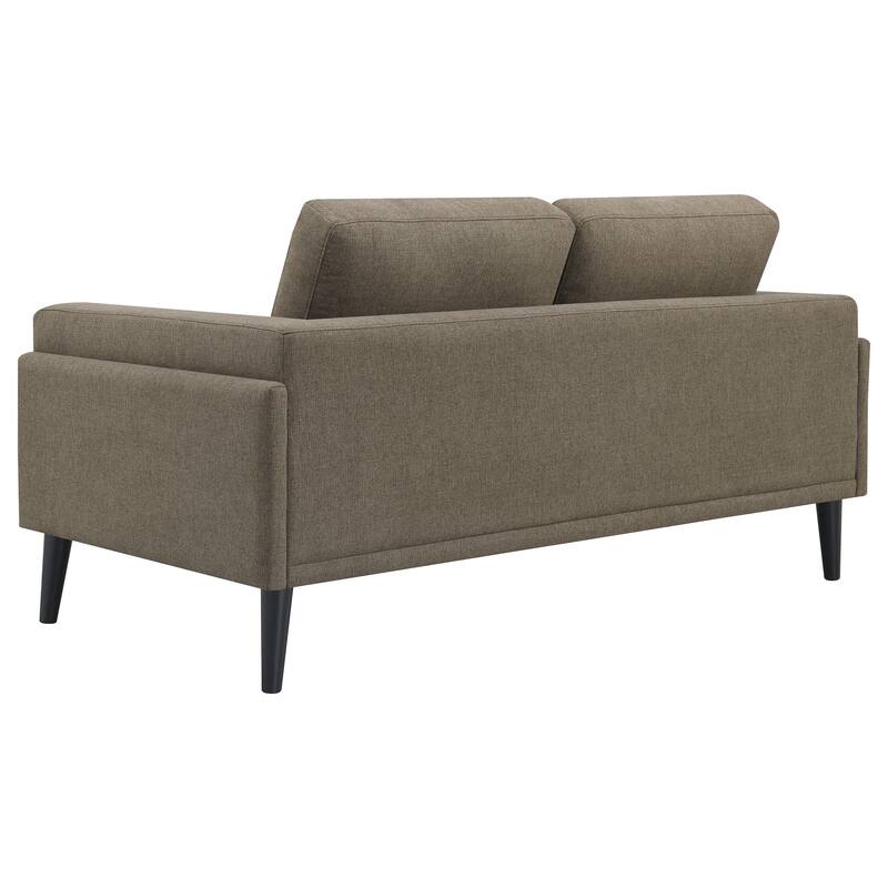 Rilynn Contemporary Upholstered Track Arm Sofa Set