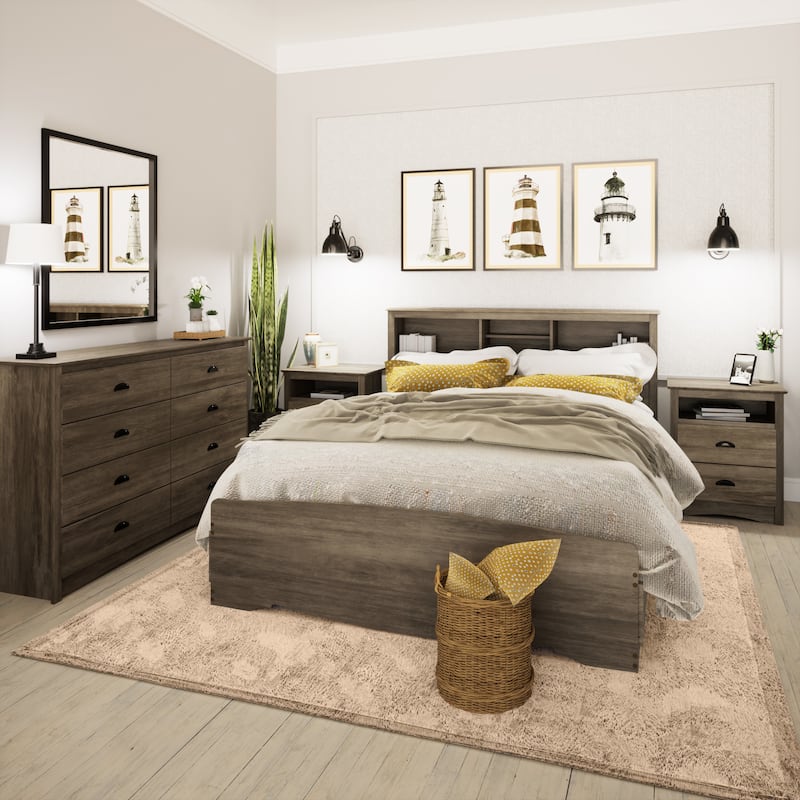 Prepac Sonoma 8 Drawer Double Dresser for Bedroom, Wide Chest of Drawers, Traditional Bedroom Furniture