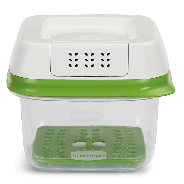 Shop Rubbermaid 1920480 Freshworks Plastic 2 5 Cup Food Storage