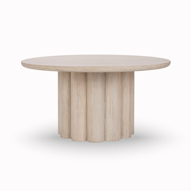 Beau 60" Mango Wood Round Dining Table by Kosas Home