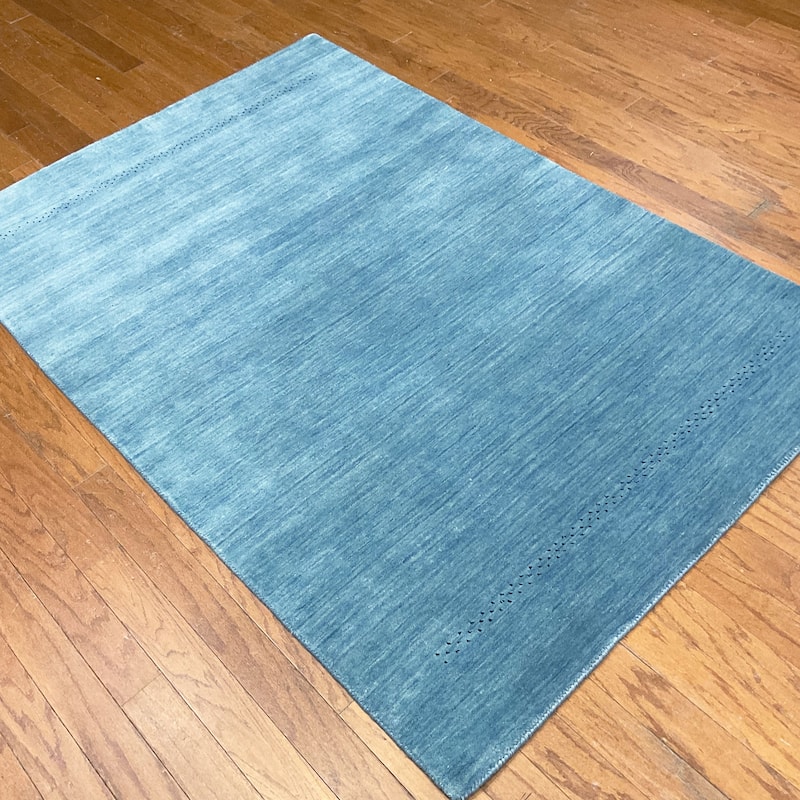 HERAT ORIENTAL Handmade One-of-a-Kind Gabbeh Wool Rug - 4' x 6'
