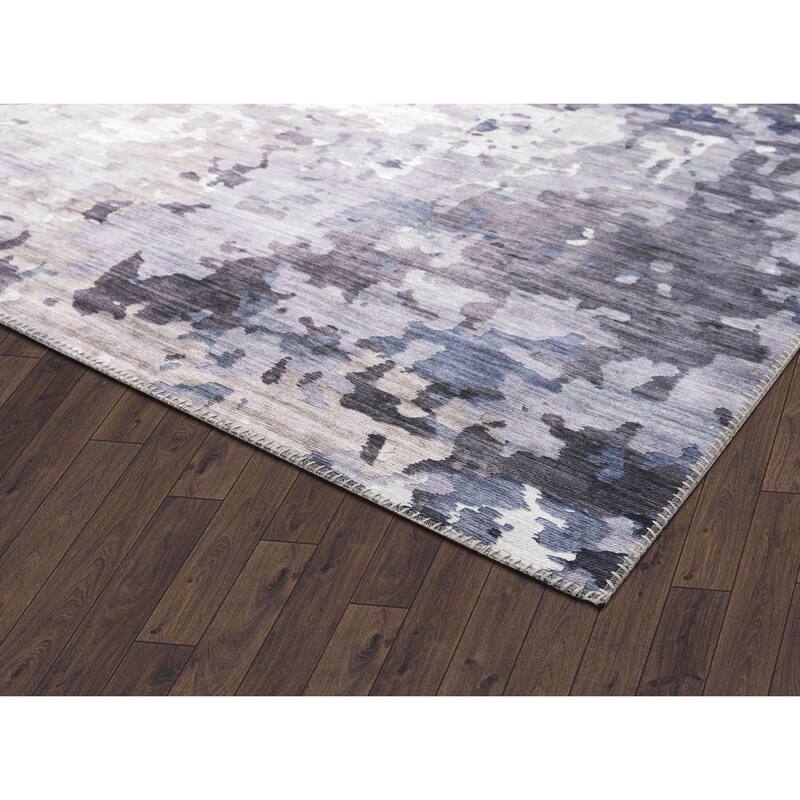 Abani Paloma PAL240A Vintage Grey Distressed Area Rug