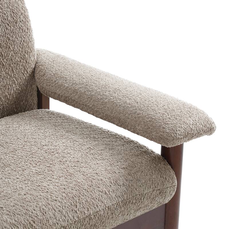 72.8" Upholstered Loveseat Sofa for Small Space, Living Room Couch with Armrest and Wood Frame