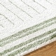 preview thumbnail 18 of 34, Livabliss Scandinavian Fossay Shag Stripe Washable Area Rug