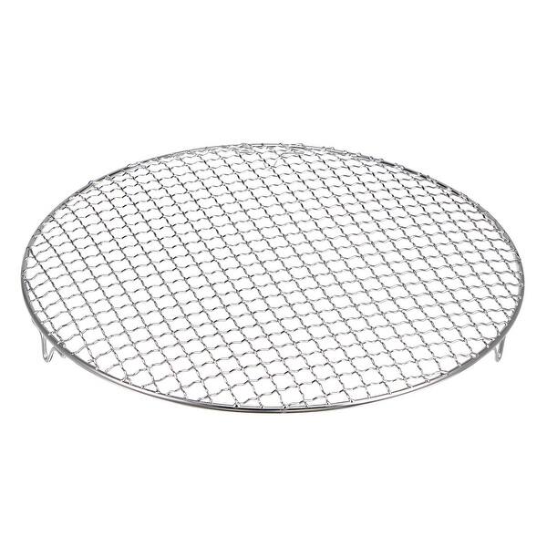Round Cooking Rack 13-inch Stainless Steel Cross Wire Barbecue Grill ...