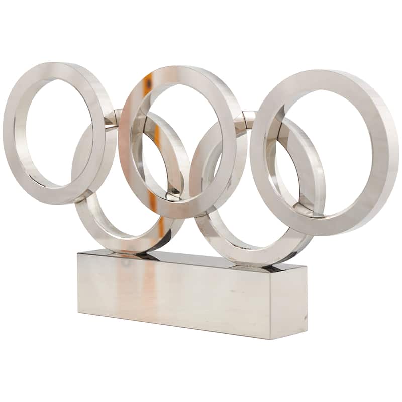 Black Crystal Geometric Decorative Sculpture