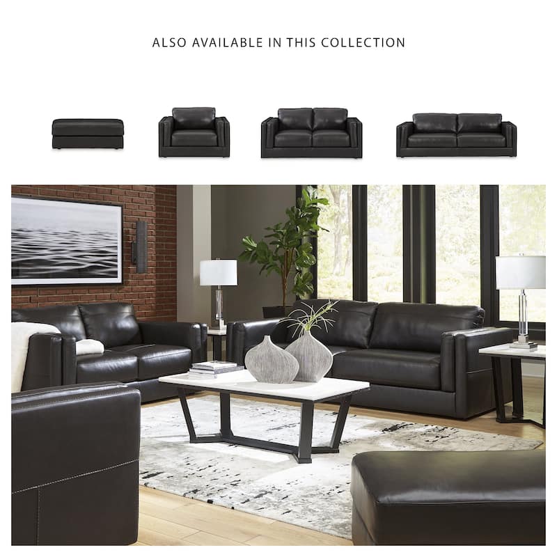 Signature Design by Ashley Amiata Onyx Ottoman