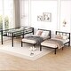 preview thumbnail 4 of 7, Twin over Twin & Twin Triple Bunk Bed with Ladder, kid beds
