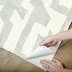 preview thumbnail 3 of 4, Nikki Chu Tribe Jade Premium Peel and Stick Wallpaper