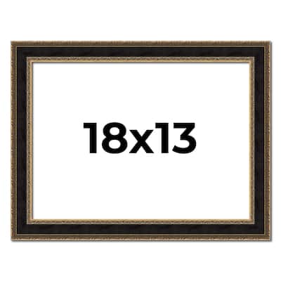 18x13 Frame Gold Antique Vintage Sold Wood Picture Frame | 1.75 Inch