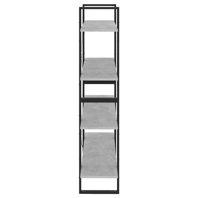 vidaXL Book Cabinet 55.1"/27.6" Multi Colors Engineered Wood/Solid Wood Pine