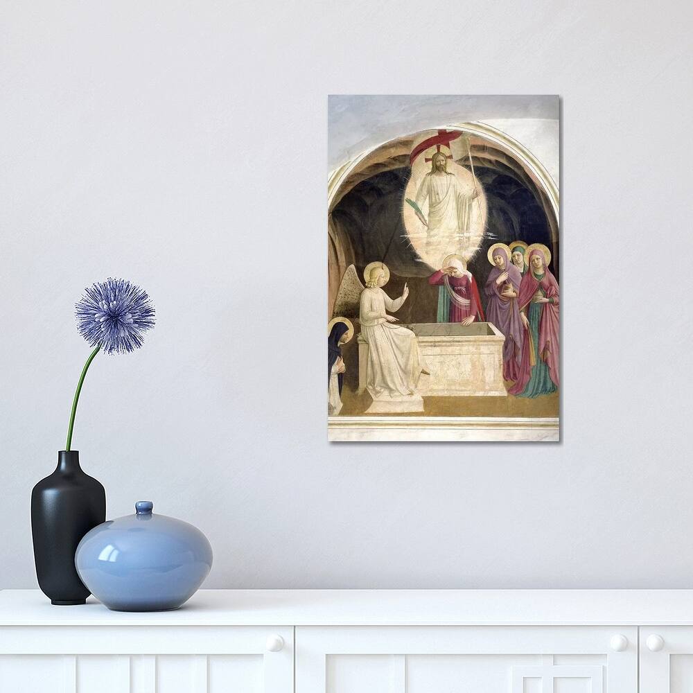 iCanvas "The Resurrection Of Christ And The Pious Women At The Sepulchre, 1442" by Fra Angelico Canvas Print