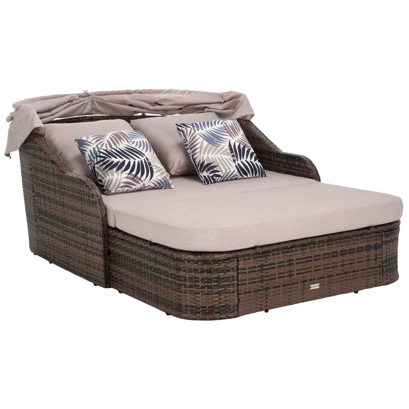 SAFAVIEH Outdoor Living Baloo Daybed - 80"W x 52"D x 50"H