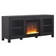 preview thumbnail 3 of 56, Quincy TV Stand with Fireplace Insert