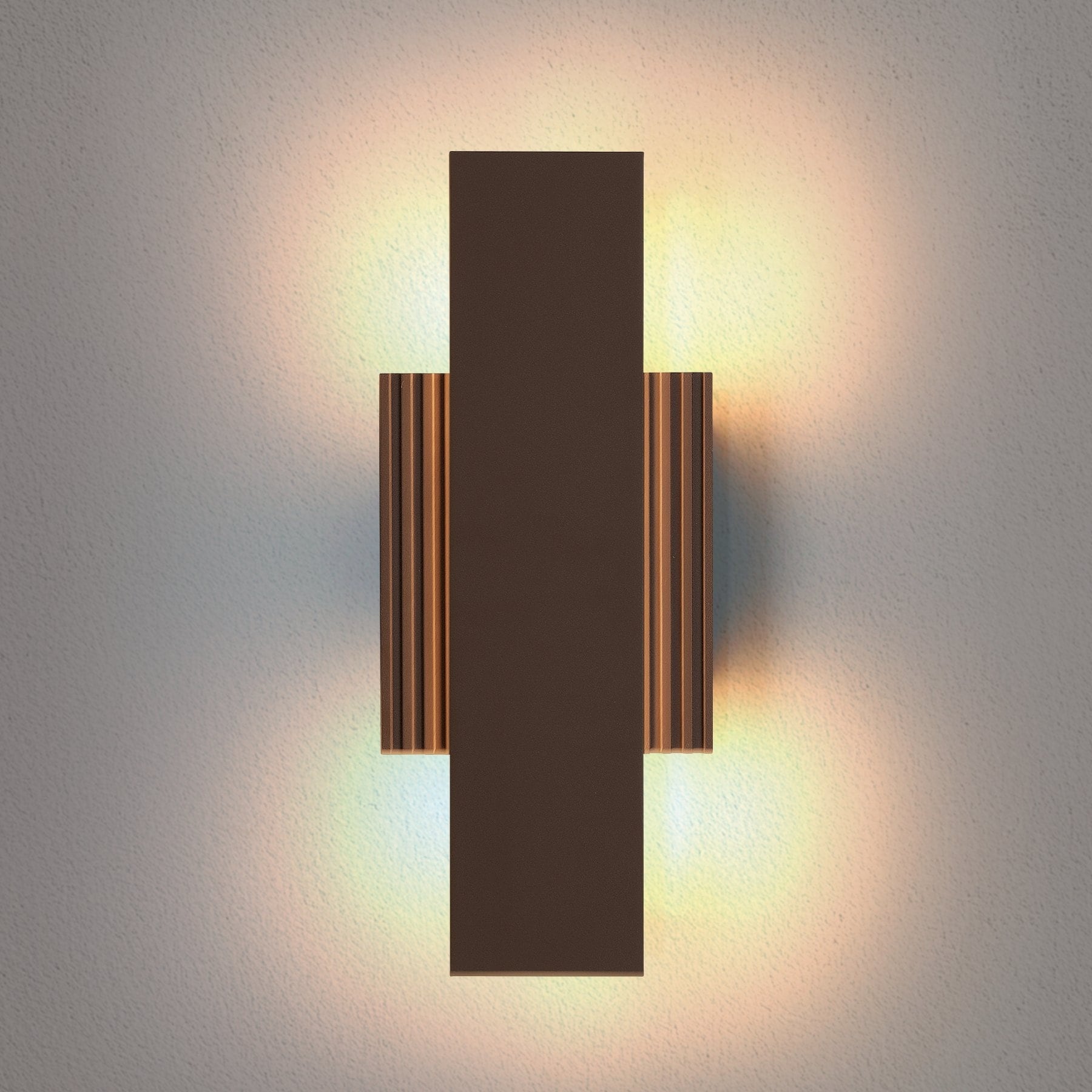 Thesis Jacks 15-inch Architectural Bronze 5CCT LED Exterior Wall Sconce