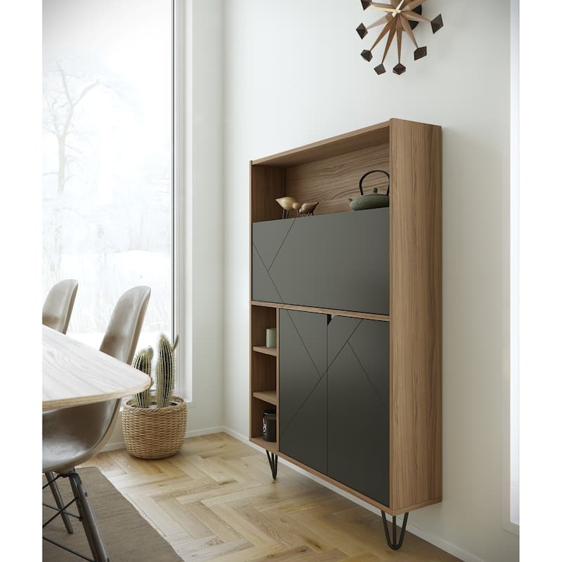 Nexera Slim Secretary Desk
