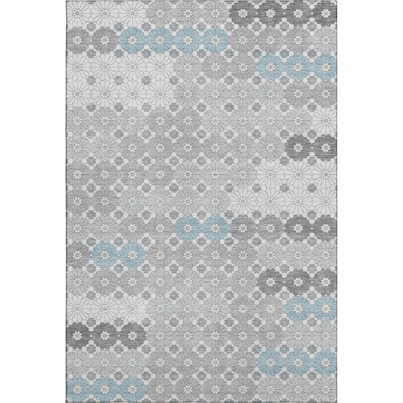 Premium Washable Super Soft Whimsy Mosaic Mayfield Rug