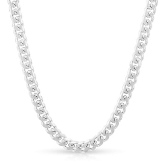 Curb 100-4MM .925 Sterling Silver Italian Link Chain