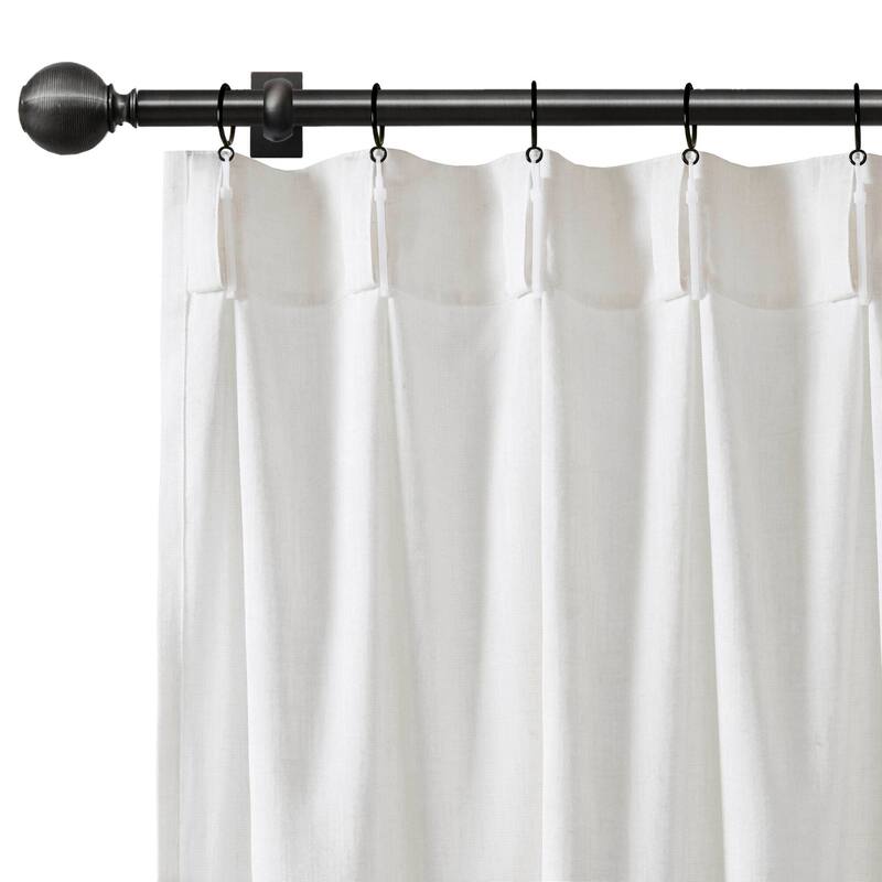 Madison Park Emery 300gsm poly linen with 7 pinch pleat per pc