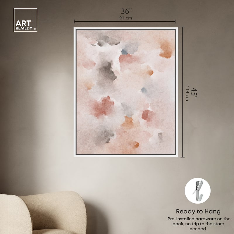 Art Remedy Cocadas Confectionery Framed Watercolor Boho Abstracts