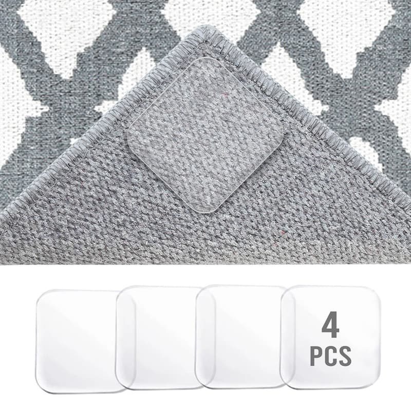 Sussexhome Heavy Duty Ultra Thin Non Slip Washable Cotton Indoor Rug - 2' x 3'