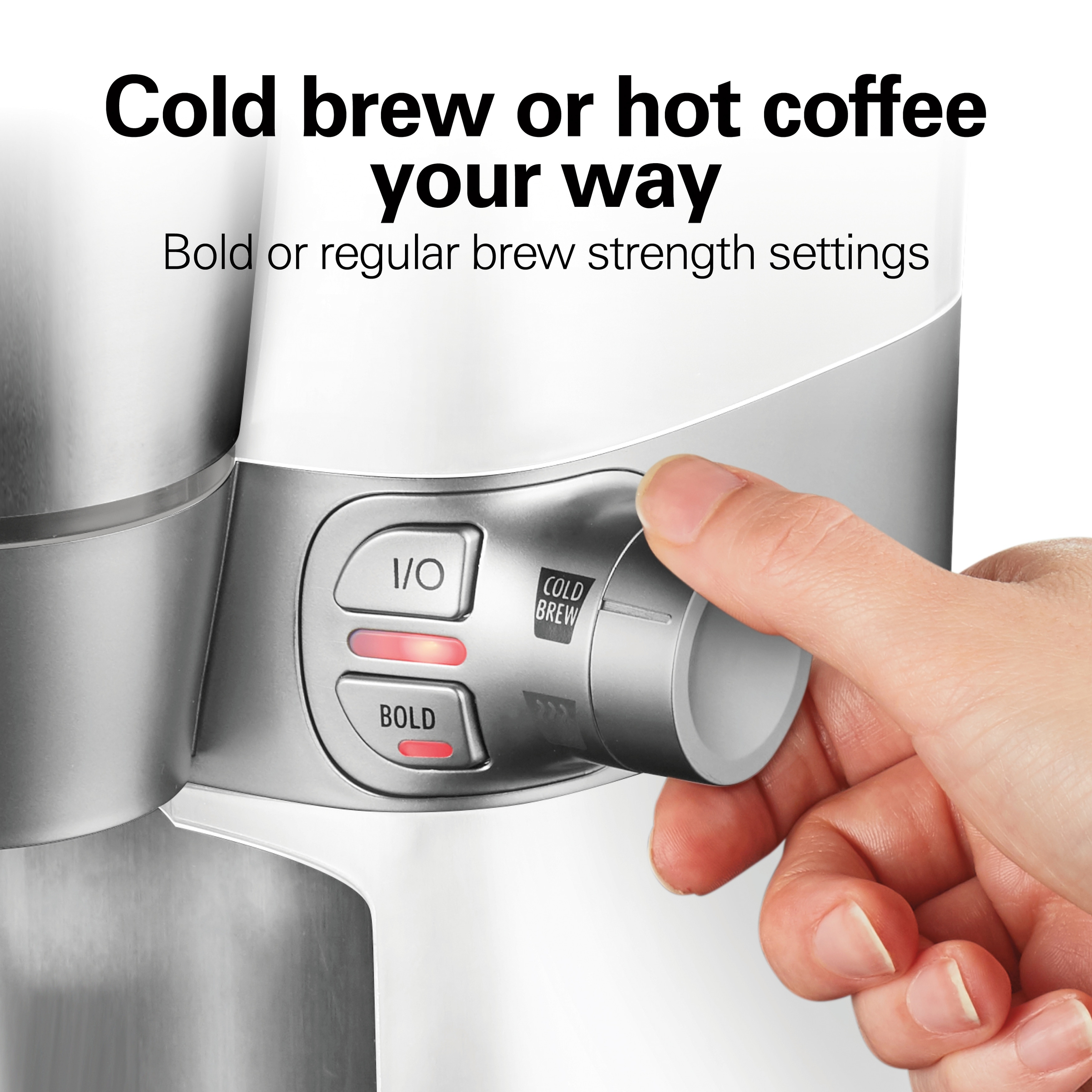 Convenient Craft Rapid Cold Brew and Hot Coffee Maker White