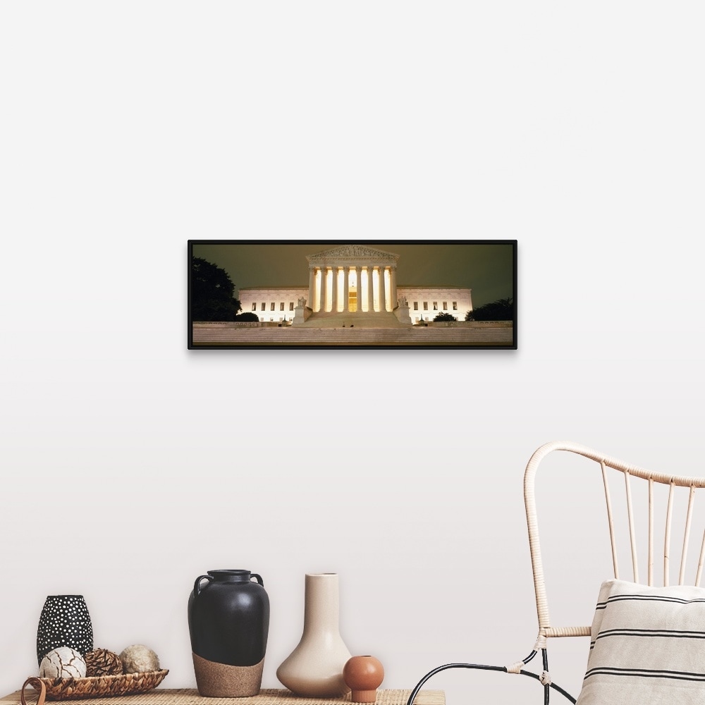 Shop Supreme Court Building Illuminated At Night Washington Dc