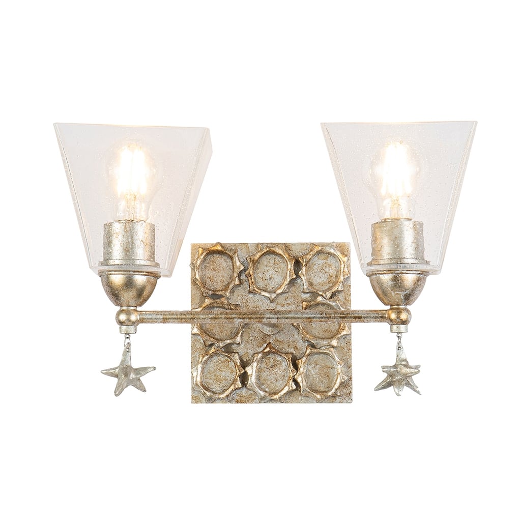 Star 2 Light Bath Vanity in Silver