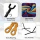 preview thumbnail 58 of 86, Double Cotton Hammock with Space Saving Steel Stand