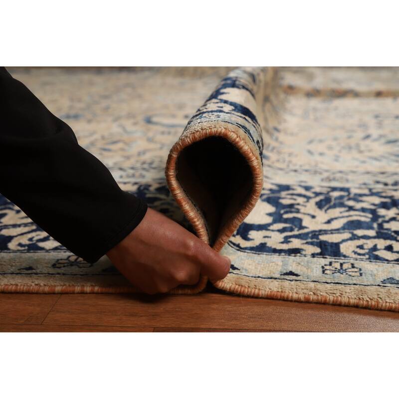 Hand Knotted Oriental 100% Wool Carpet Transitional All-Over Oranges & Rust Oushak Area Rug - 12' 1'' X 9' 1''