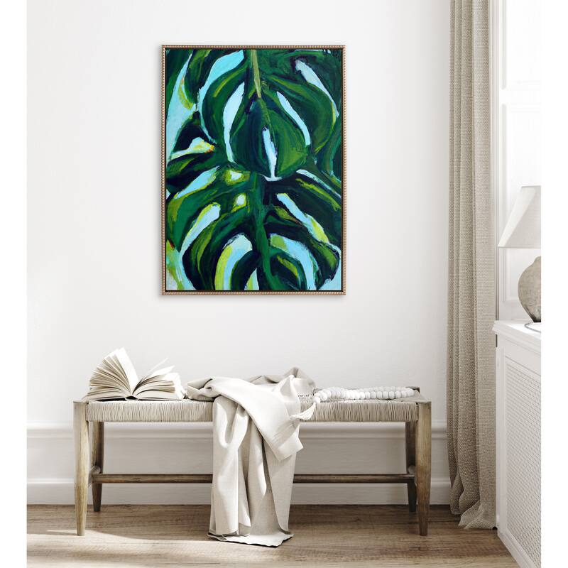 Kate and Laurel Sylvie Beaded Blank Framed Canvas