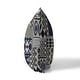 preview thumbnail 4 of 3, Grey And Blue Patched Perfection Indoor/Outdoor Throw Pillow Zipper