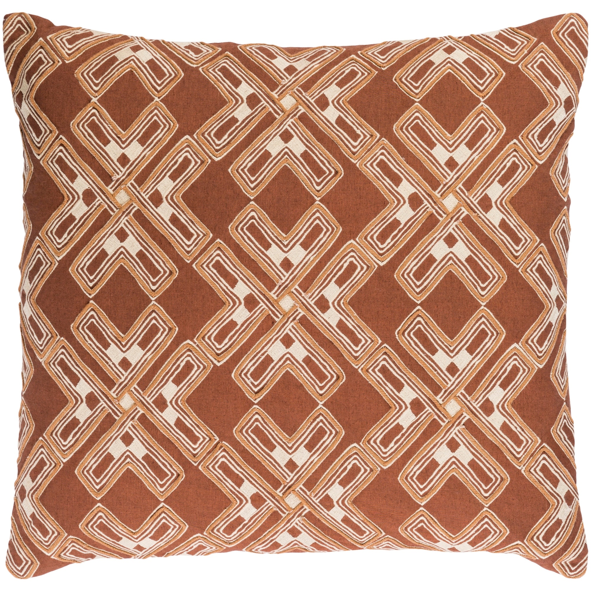 Decorative Lauren Camel 22-inch Throw Pillow Cover