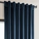 preview thumbnail 82 of 140, Exclusive Fabrics Heritage Plush Velvet Room Darkening Curtain (1 Panel) - Luxurious Single Drapery for Enhanced Room Darkening