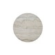 preview thumbnail 8 of 11, Furniture of America Brec Rustic White 48-inch Pedestal Dining Table