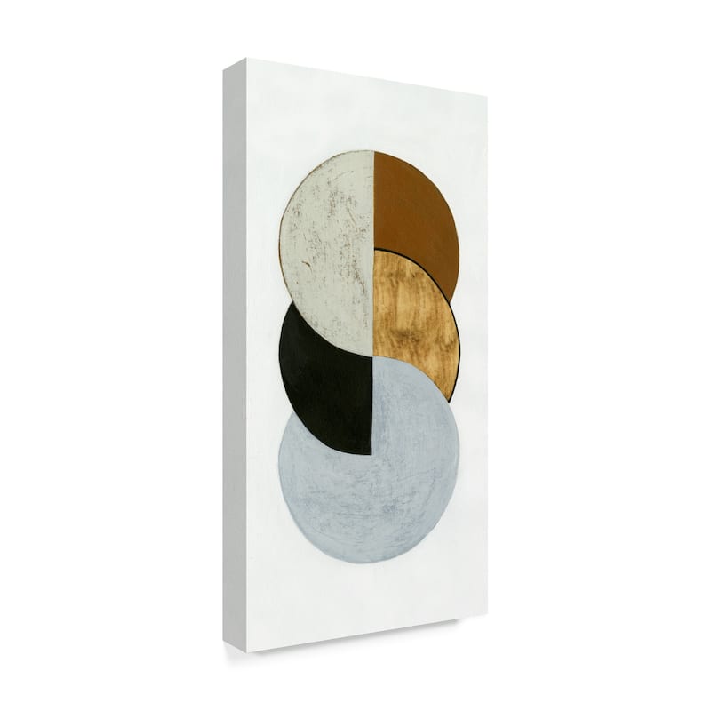 Grace Popp 'Stacked Coins I' Canvas Art