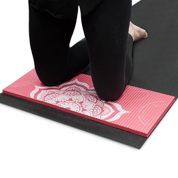 Chakra Art Yoga Knee Pad, Coral - 24 x 10 - Bed Bath & Beyond