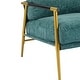 preview thumbnail 65 of 63, 27.56" Modern Accent Chair with Plush Cushions, Metal Frame, and Wooden Armrest Design -for Living Room, Bedroom