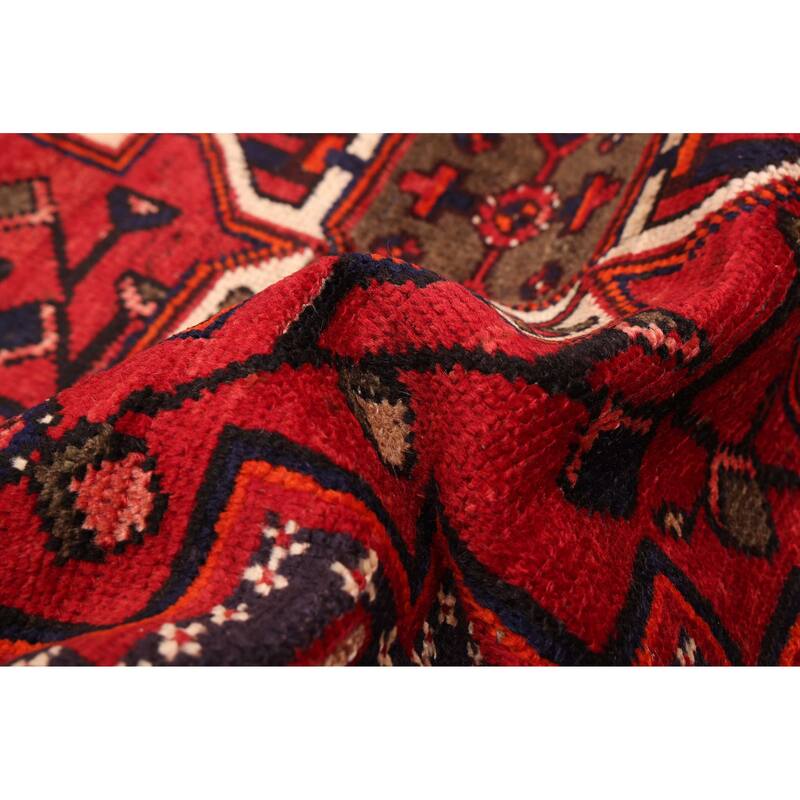 ECARPETGALLERY Hand-knotted Anadol Red Wool Rug - 4'3 x 7'7