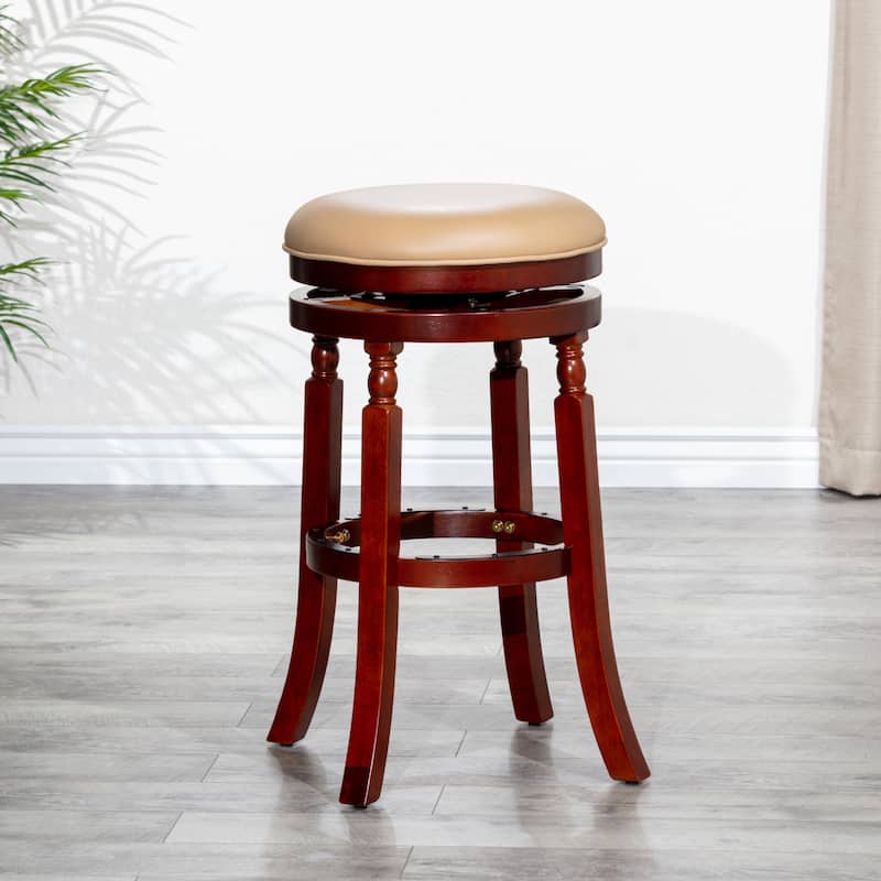 DTY Indoor Living Palmer Lake Backless Swivel Counter or Bar Stool