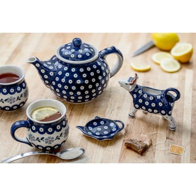 Blue Rose Polish Pottery C017 Manufaktura Teapot