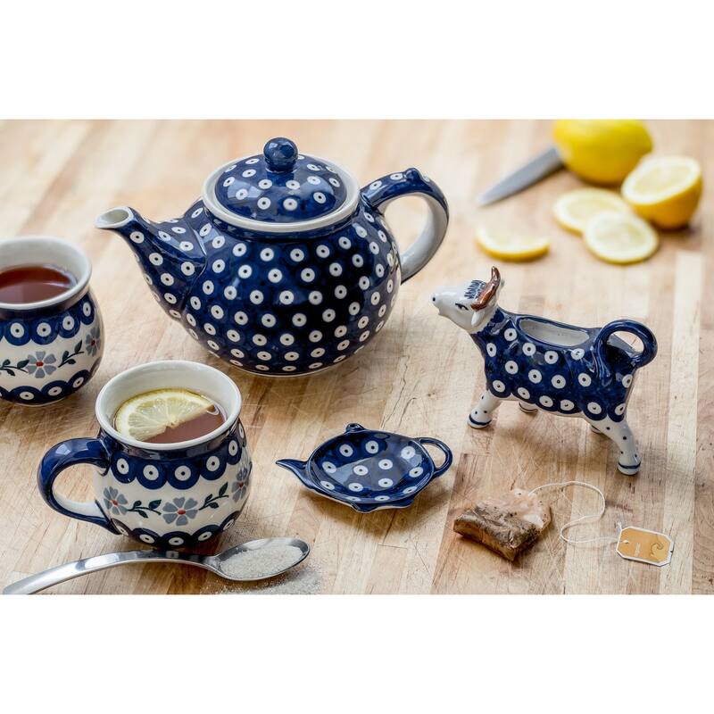 Blue Rose Polish Pottery K090 Manufaktura Bubble Mug