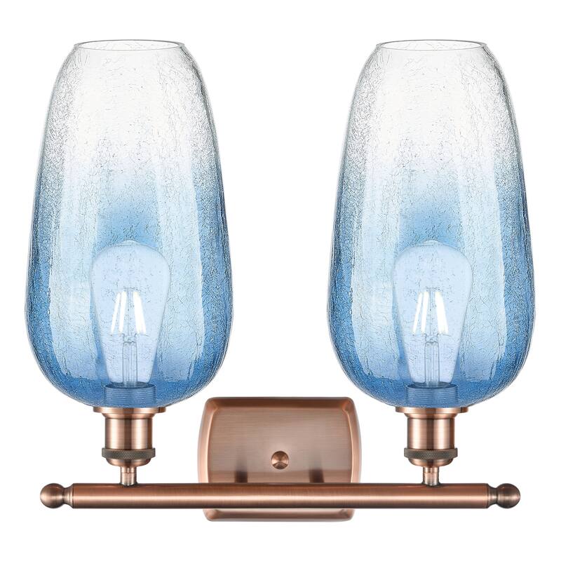 Innovations Lighting Endless Possibilities Ballston - Brookhaven Flute - 2 Light 17" Bath Vanity Light