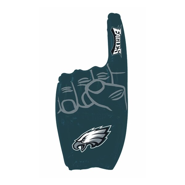 Philadelphia Eagles NFL Team Logo Inflatable 1 Finger - 12" W / 27" tall. Opens flyout.