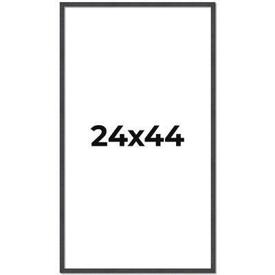 24x44 Frame Brown Picture Frame - Complete Modern Photo Frame Includes