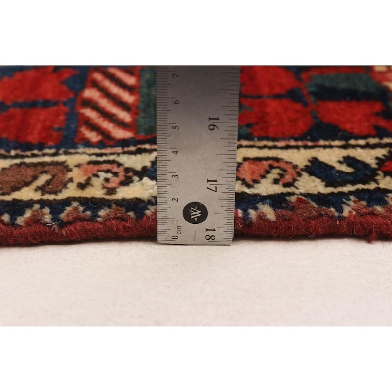 ECARPETGALLERY Hand-knotted Kayseri Vintage Red Wool Rug - 4'6 x 7'7