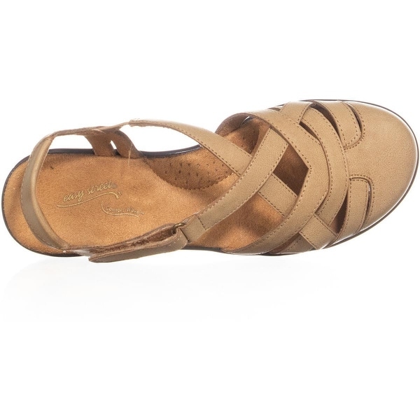 Easy Street Womens Garrett Flat Sandal