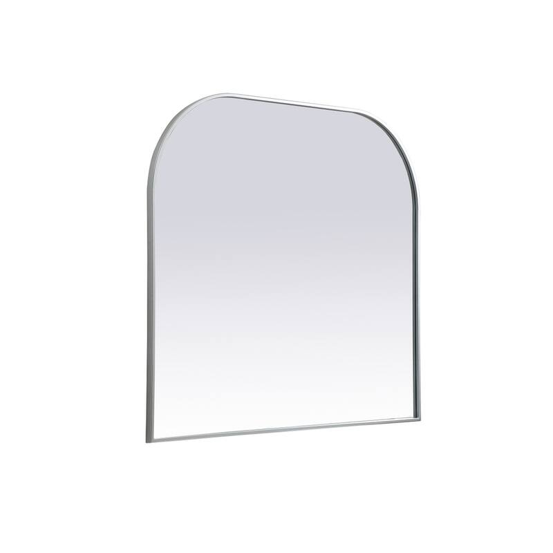 Indigo Home Metal Frame Arch Mirror 42x38 Inch
