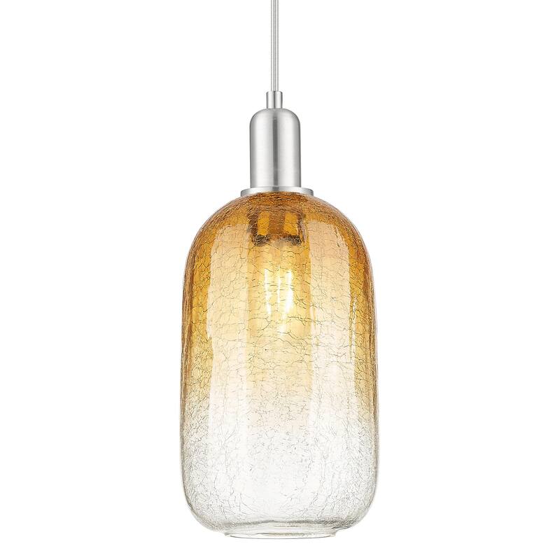 Innovations Lighting 716-1P-G482-7AM Brookhaven Cloche 7" Wide Cord - Brushed Satin Nickel