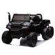 preview thumbnail 3 of 38, 24V 2-Seater UTV-XXL Ride On Truck with Dump Bed for kid,Ride On 4WD UTV with 6 Wheels,Tipping and Openable Rear Cargo Bed Black